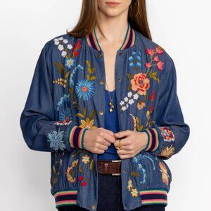 NWT Johnny Was Dionne Bomber Jacket Sz Large